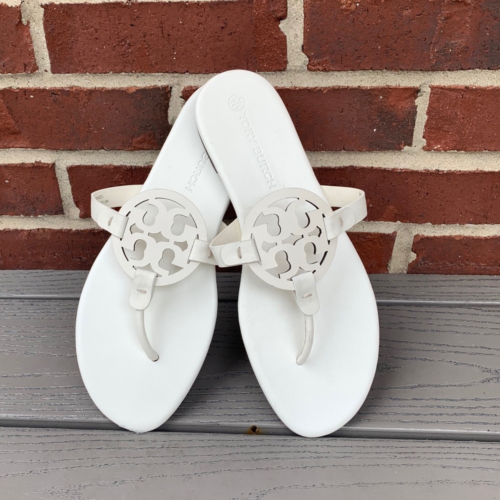 Tory Burch Miller Soft Sandal in White